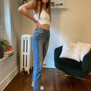 BDG Mom Jeans With Line Stitch Down Side